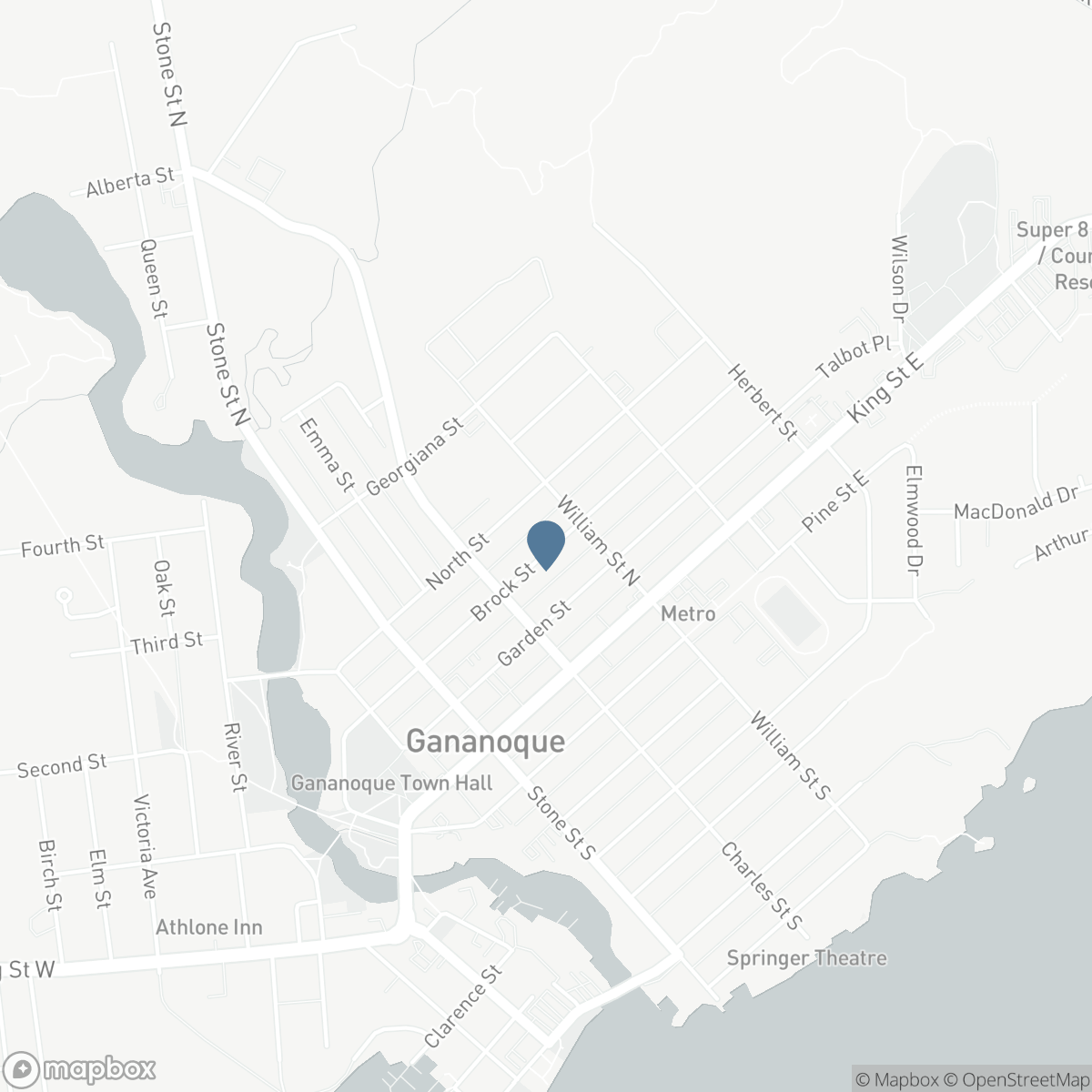 262 BROCK STREET, Gananoque, Ontario K7G 1K4